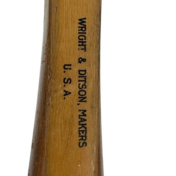 Antique 1900’s Wright & Ditson gut string Challenge Tennis Racket USA Pat - Picture 4 of 16